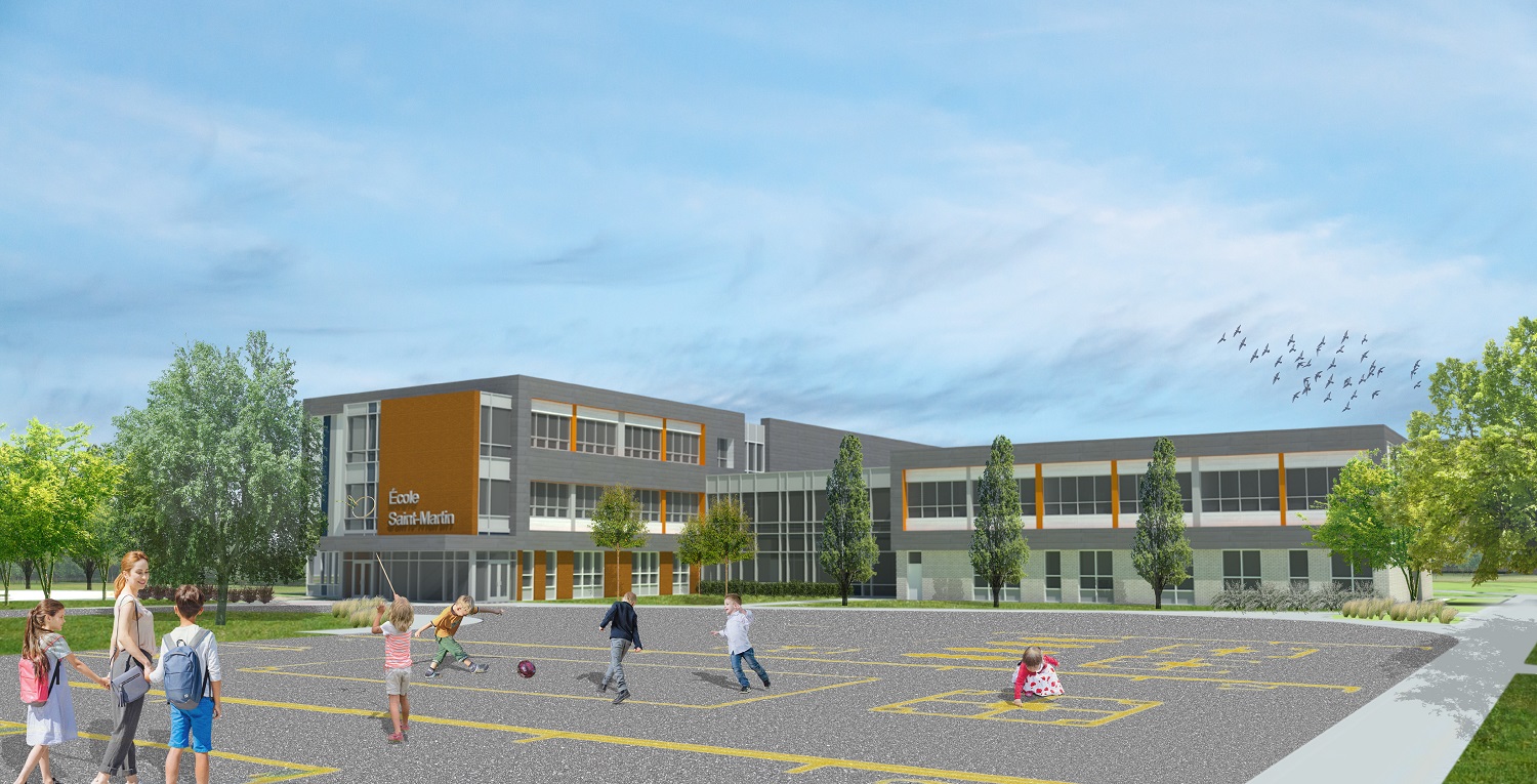 Nouvelle école primaire et réaménagement du parc Saint-Martin